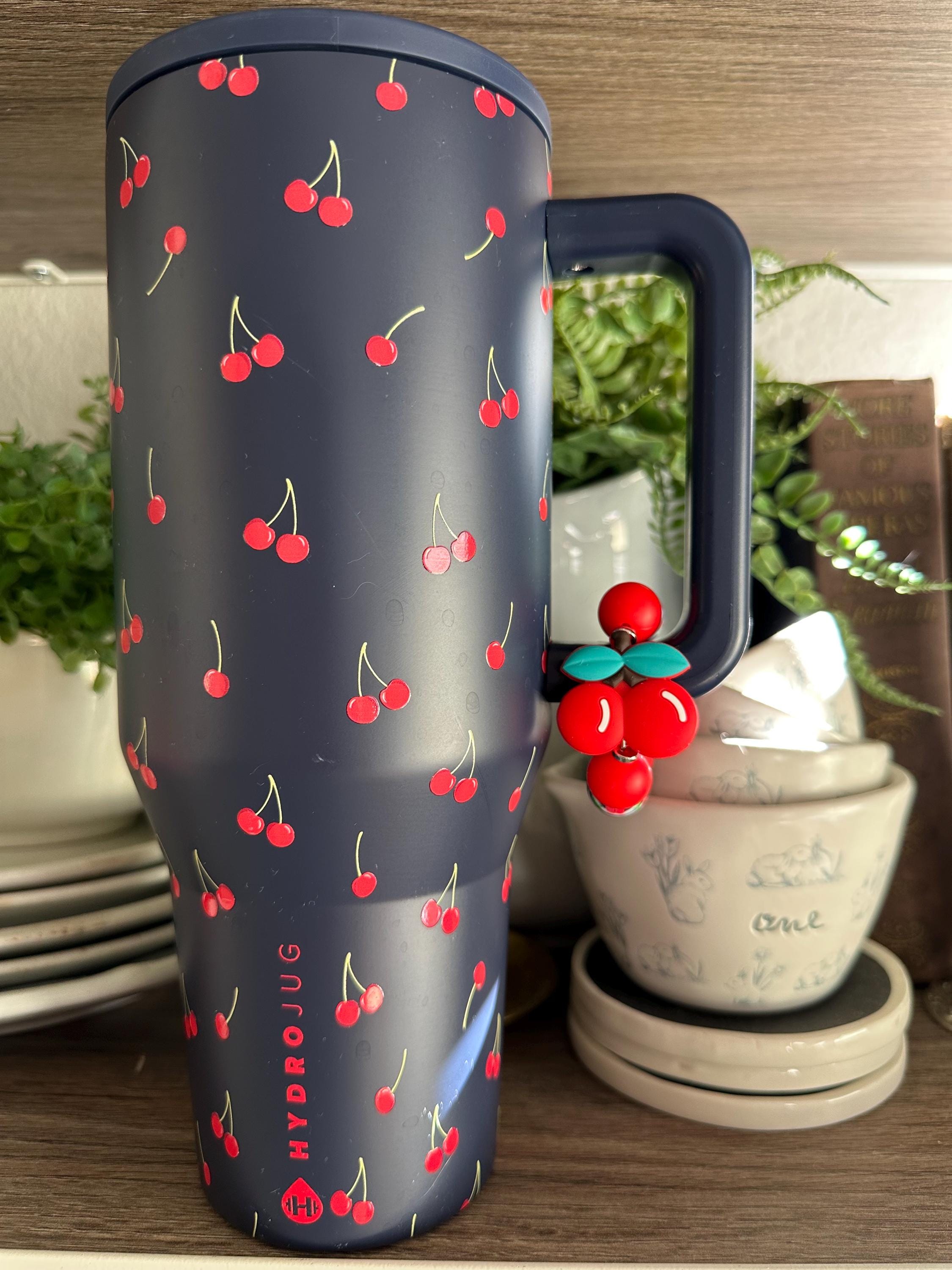 Cherry Stanley/hydrojug/tumbler Handle Charm - Etsy