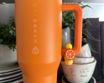 Orange Stanley/Hydrojug/Tumbler Handle Charm