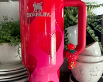 Strawberry Stanley/Hydrojug/Tumbler Handle Charm