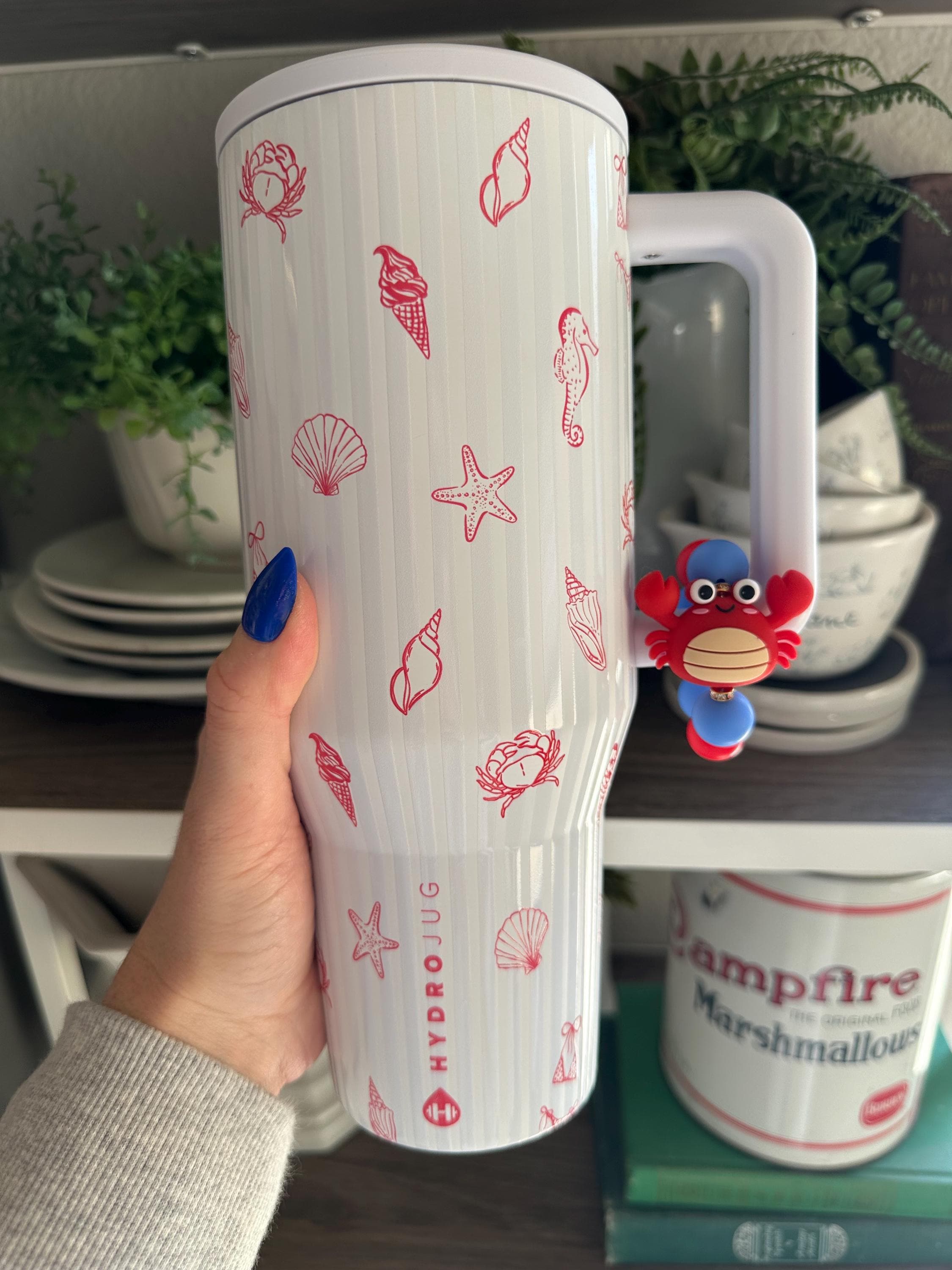 Crab Stanley/Hydrojug/Tumbler Handle Charm