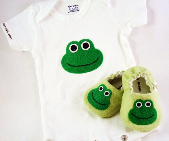 frog onesie baby