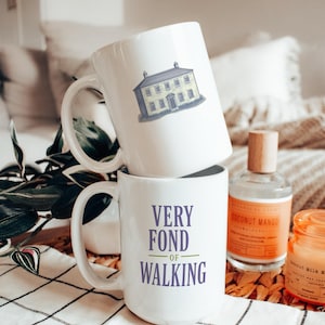 Jane Austen Gifts, Barely Tolerable Mug, Jane Austen Gift, Librarian core, Bookish Mug, Funny Literary Quote.