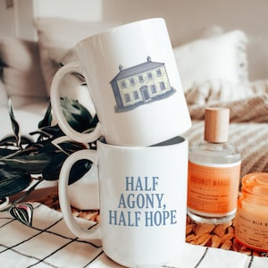 Taza de Jane Austen, núcleo de biblioteca, taza de cabaña, taza de libros, Light Academia, regalo de Jane Austen, regalo literario divertido,