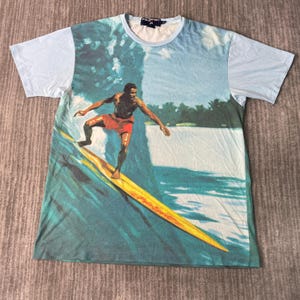 【VTG 90's】 POLO SPORT サーフィングラフィック Tシャツ Vintage Polo Sport Ralph Lauren Surf Graphic Tee – All Over Surfer