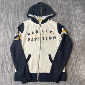 Vintage Harley Davidson Zip up Hoodie - Etsy