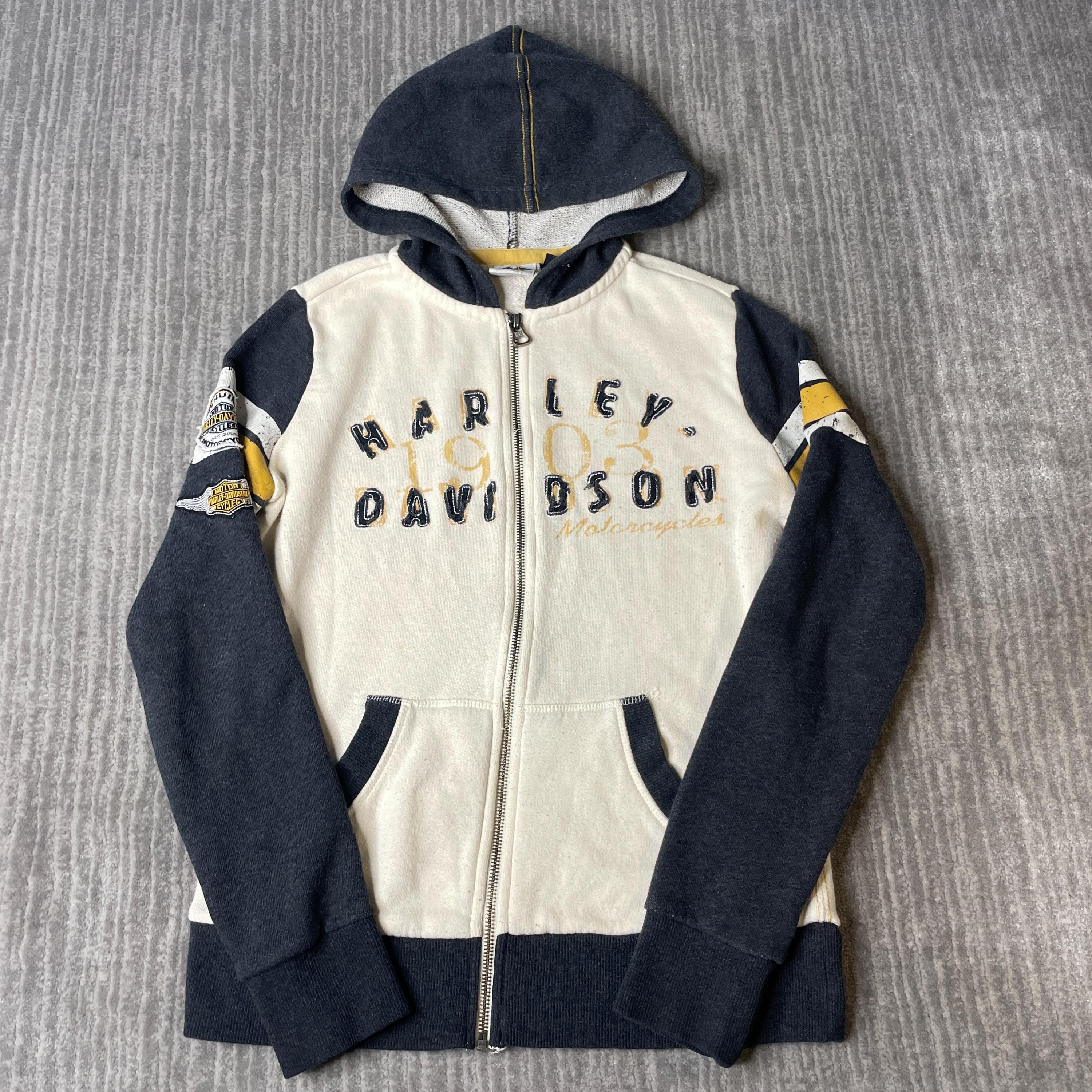 Zip up Harley Davidson Hoodie - Etsy