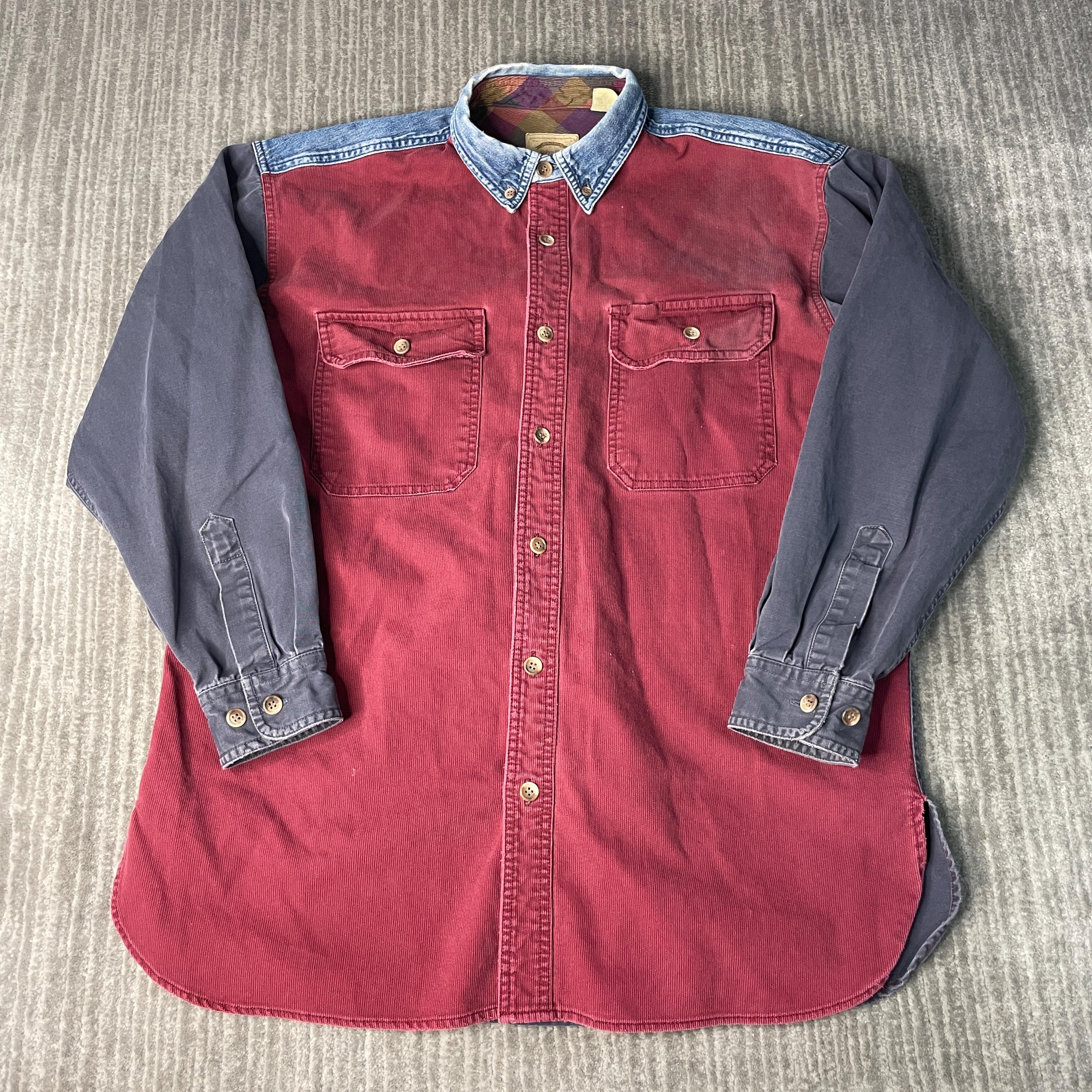 Chemise en flanelle de coton durable St Johns Bay Outdoor homme petite