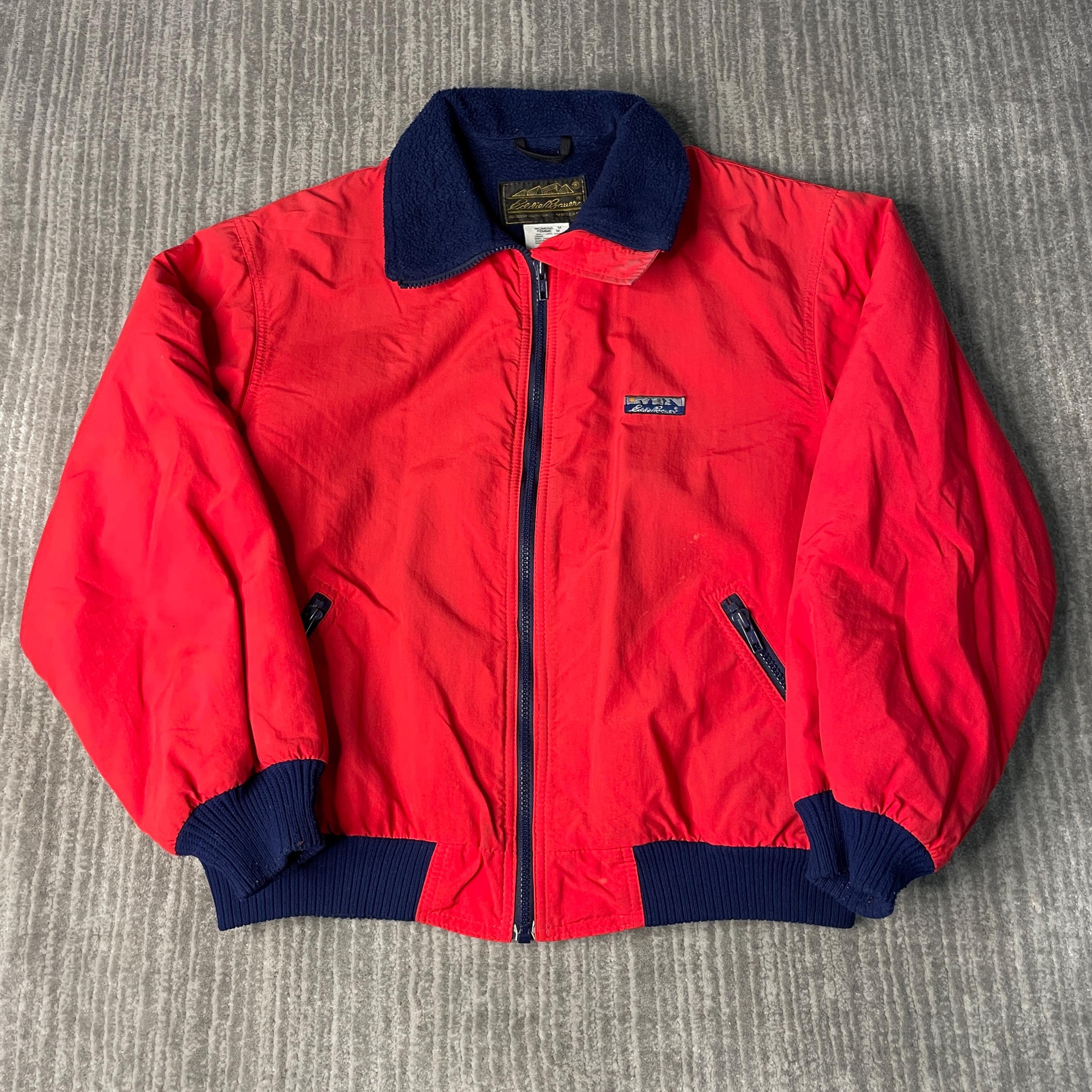 Eddie Bauer Red Bomber - Etsy