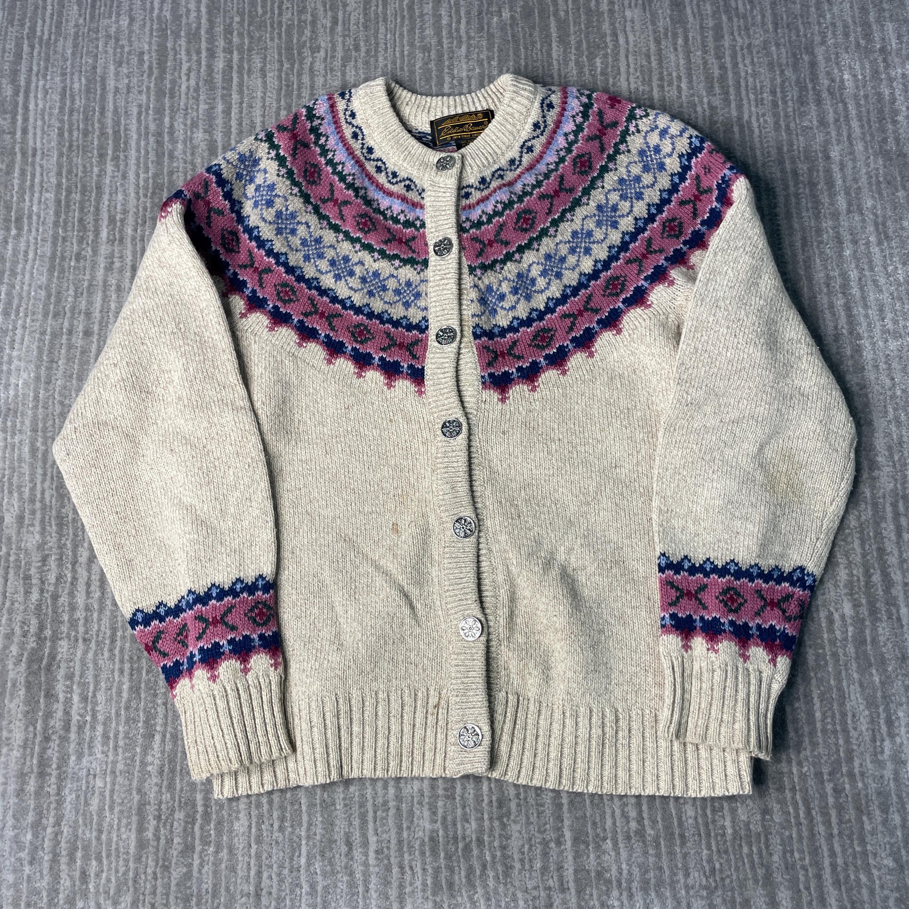 Eddie Bauer Nordic Sweater - Etsy