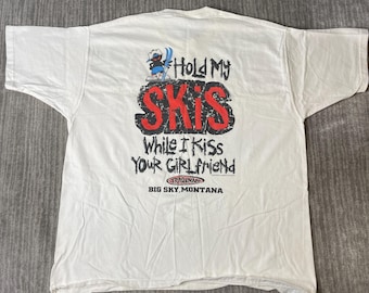 Vintage 1990s Budweiser T Shirt – XL – Are You Ready For A Budweiser Beer Advertising Graphic Promo Tee USA