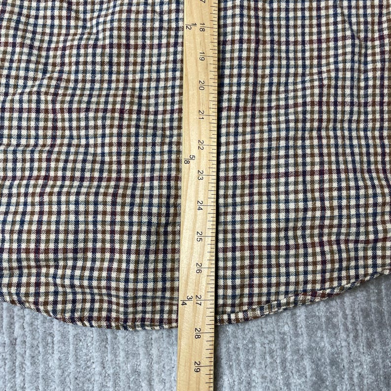 Vintage 2000s Pendleton Wool Shirt – S – Sir Pendleton Check Button Up – Pure Virgin Wool Oregon Plaid bild 7