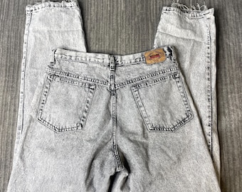 Vintage 1990s Brittania Jeans – W34 – Acid Wash Denim Pants Tapered Leg Grunge Skater Streetwear USA Style