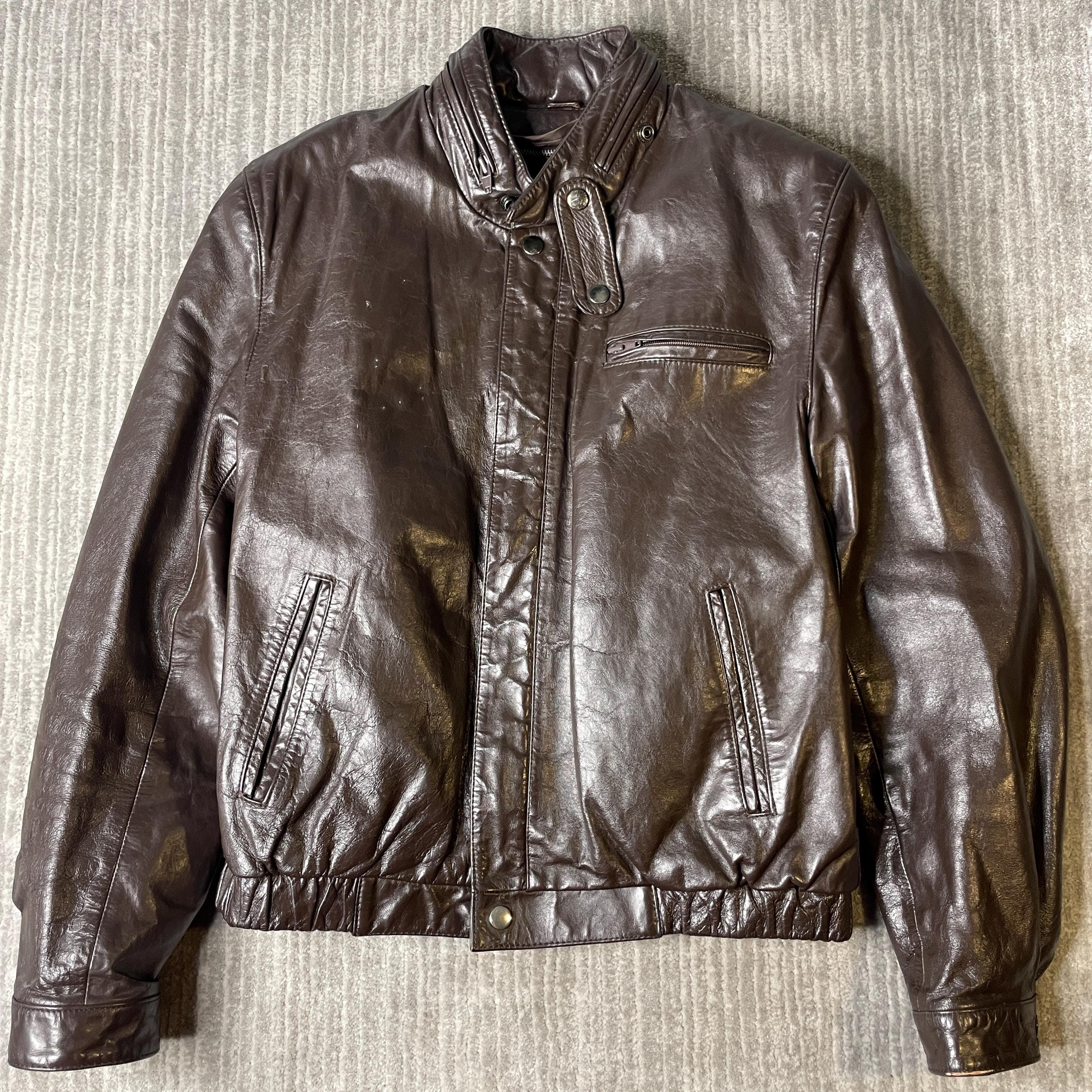 60s Mens Zipper Jacket - Etsy