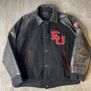 Ecko Leather Jacket - Etsy