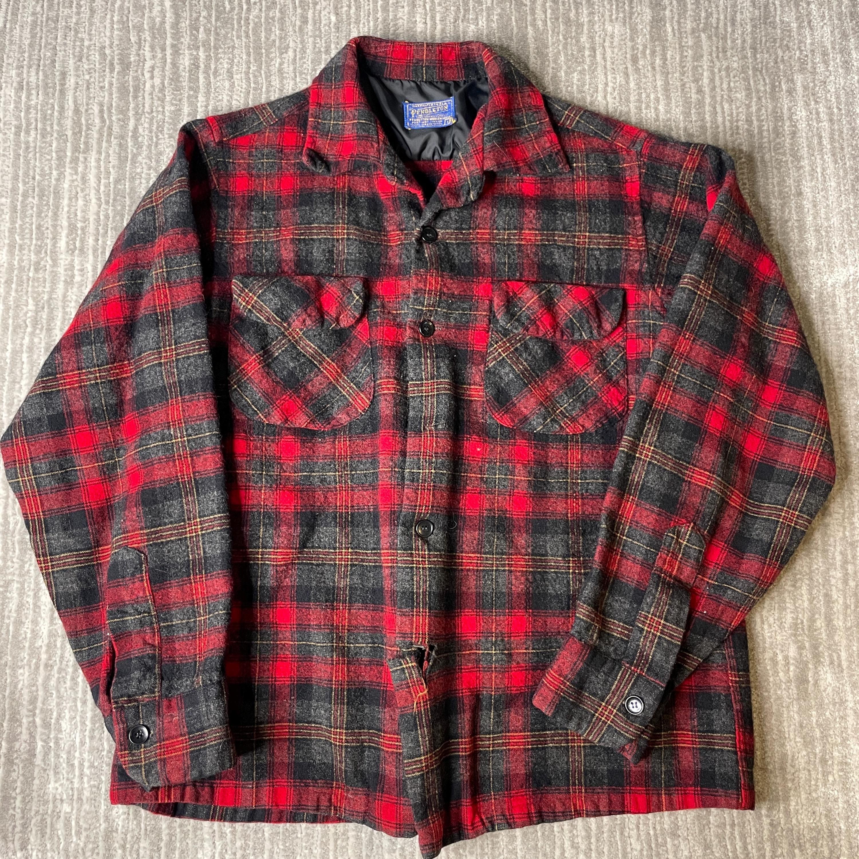 Pendleton Wool Shirt Jacket - Etsy