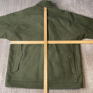 Vintage 1970s Filson Garment Wool mackinaw Cruiser Jacket – 2XL – Olive Green Virgin Wool Field Coat – C.C. Filson Workwear bild 5