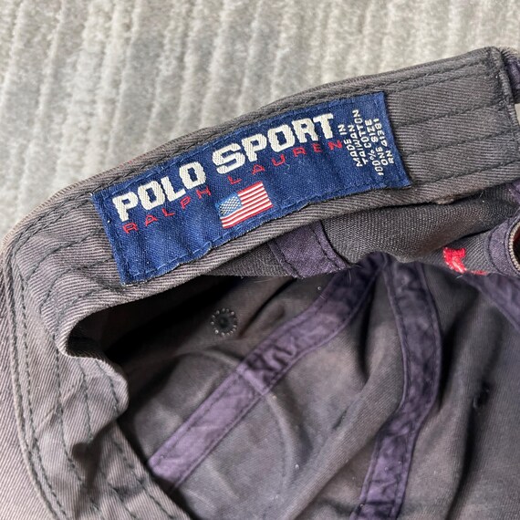 Vintage 1990s Polo Sport Ralph Lauren Hat – OSFA – Tan Patch