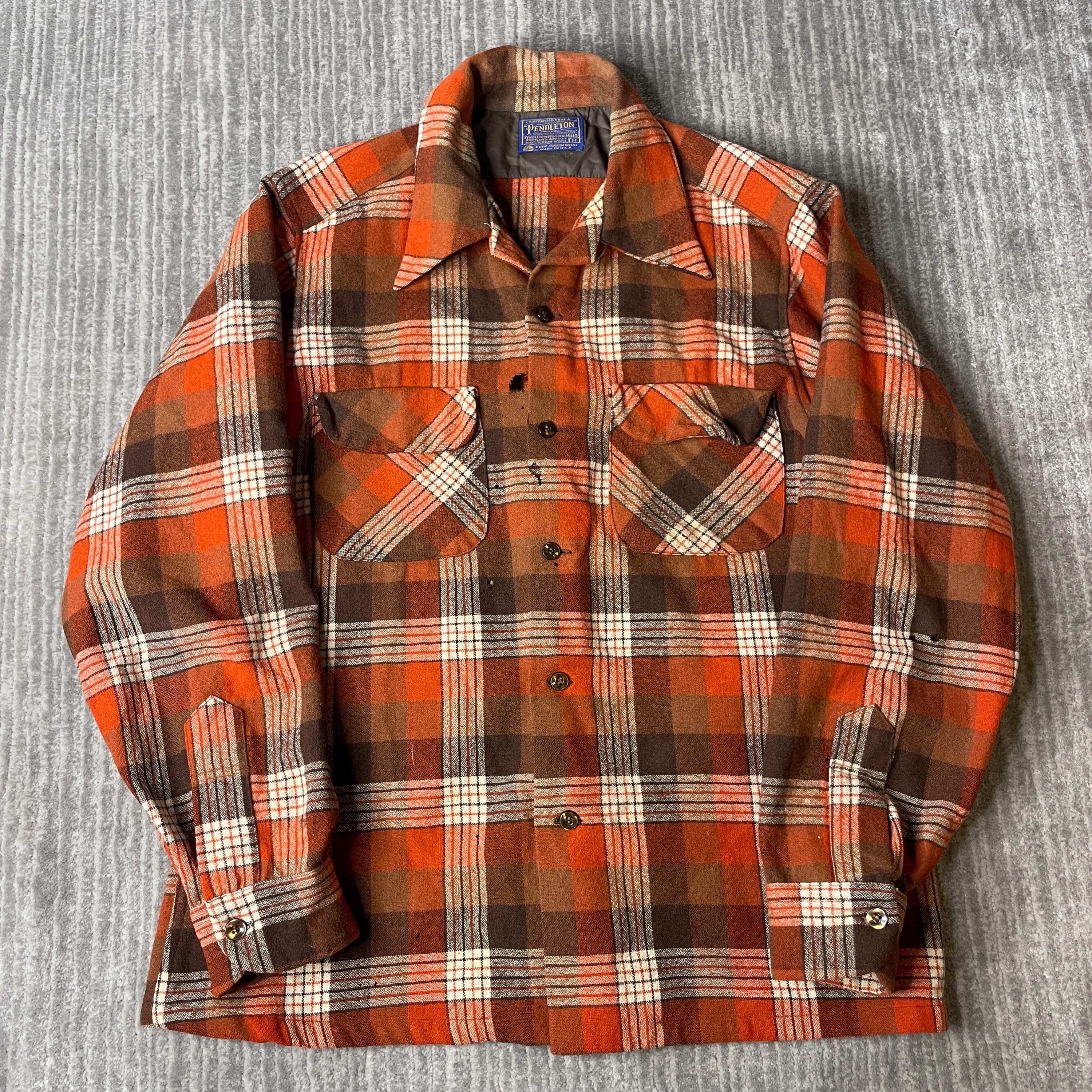 Orange Plaid Pendleton Jacket - Etsy