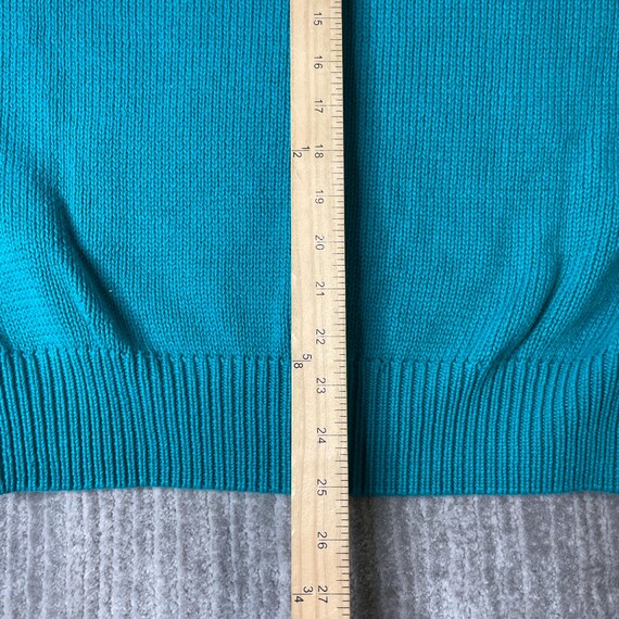 Vintage 1990s Eddie Bauer Cotton Sweater – L – Turquo… - Gem