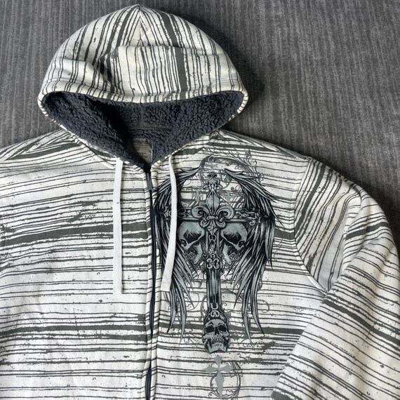 Vintage 2000s No Boundaries Sherpa Lined Hoodie – 2XL… - Gem