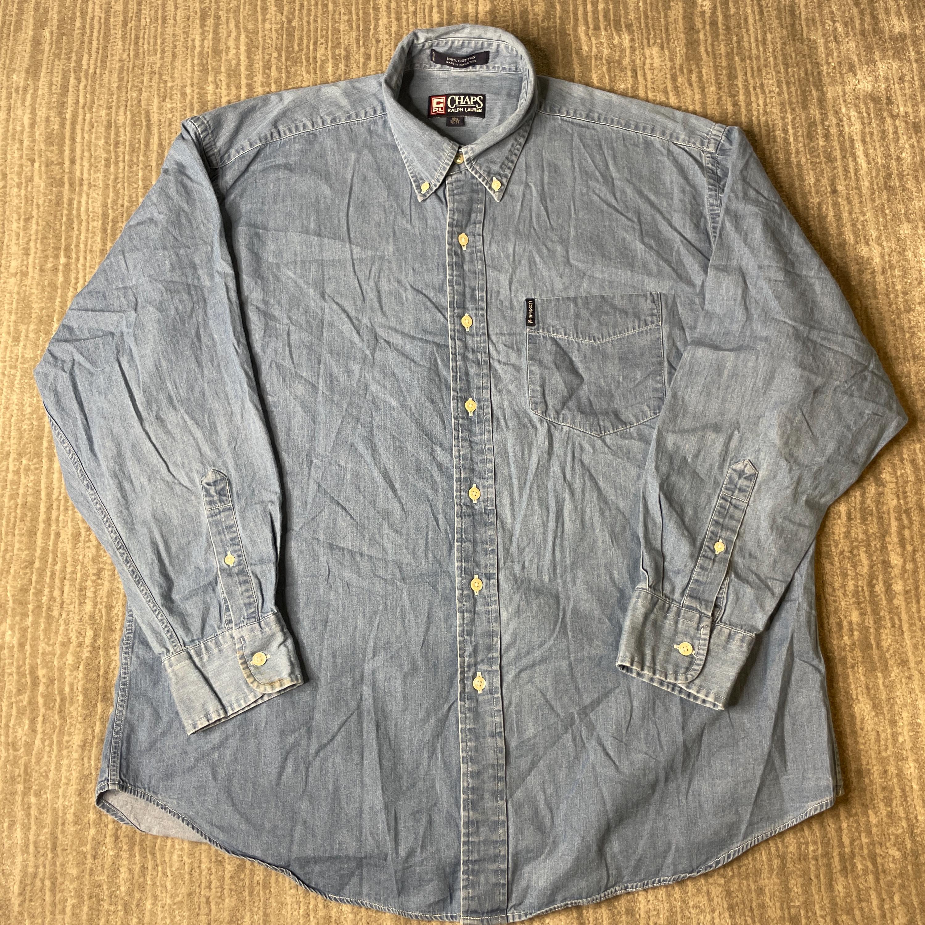 90s Ralph Lauren Big Shirt - Etsy