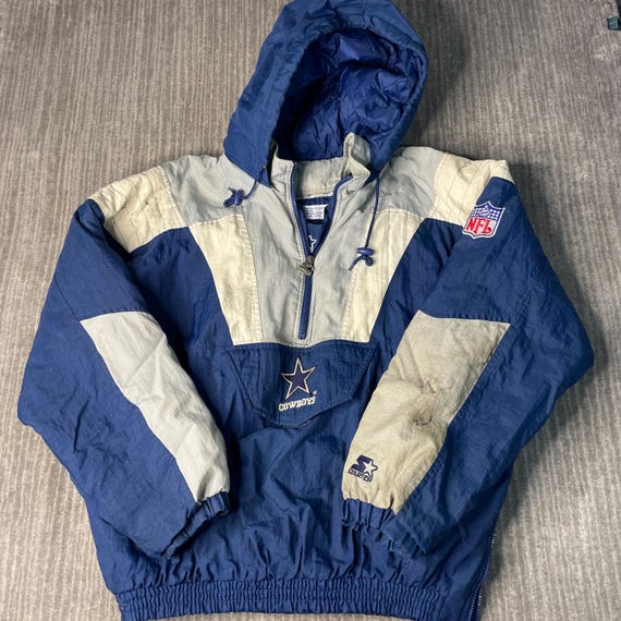 Vintage 1990s Starter Dallas Cowboys Pullover Jacket – XL – NFL