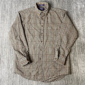 Vintage 2000s Pendleton Wool Shirt – S – Sir Pendleton Check Button Up – Pure Virgin Wool Oregon Plaid bild 1