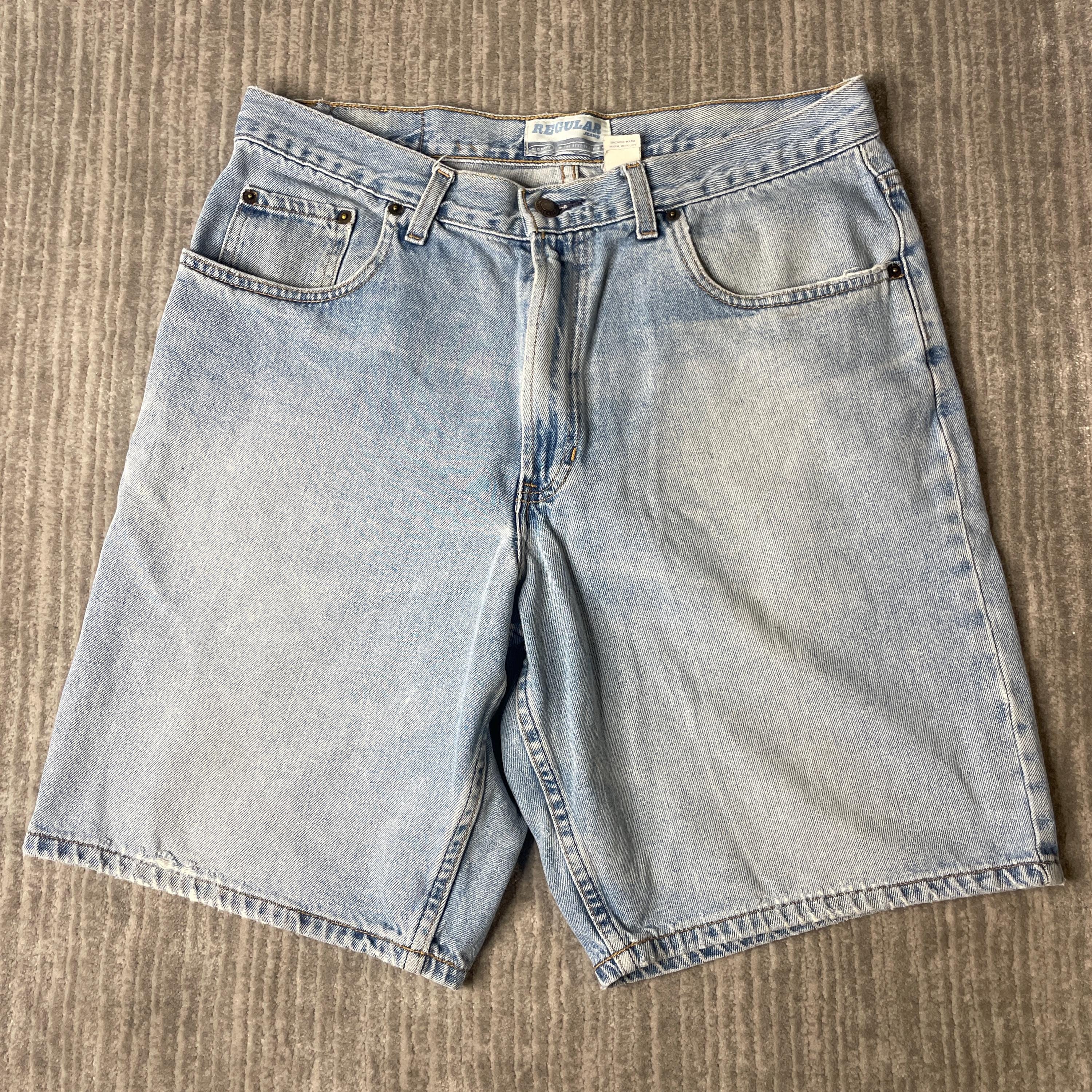 90s Baggy Jeans Shorts - Etsy