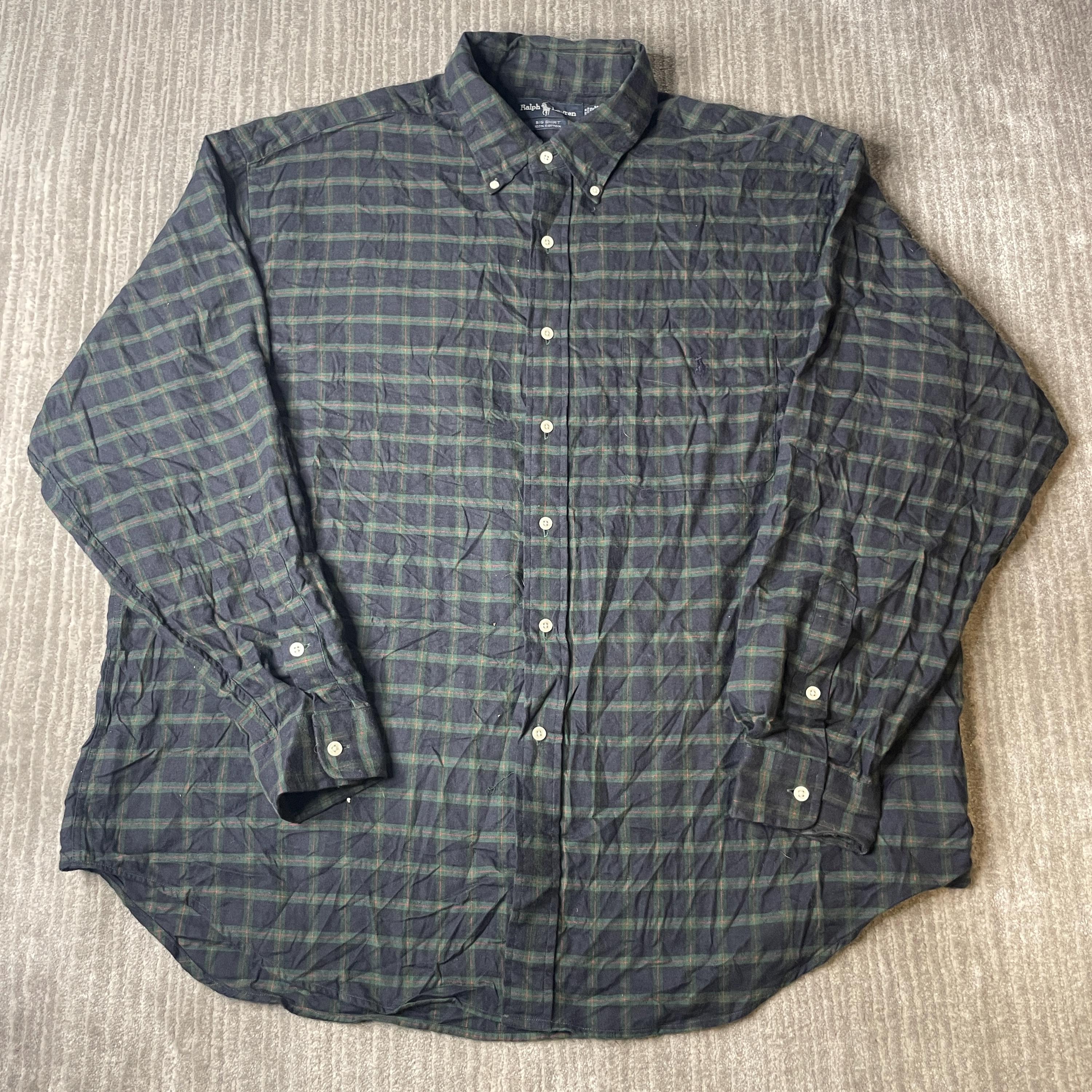 トップス BIG SIZE 90's Ralph Lauren L/S T SHIRT 90s Ralph Lauren Big Shirt - Etsy