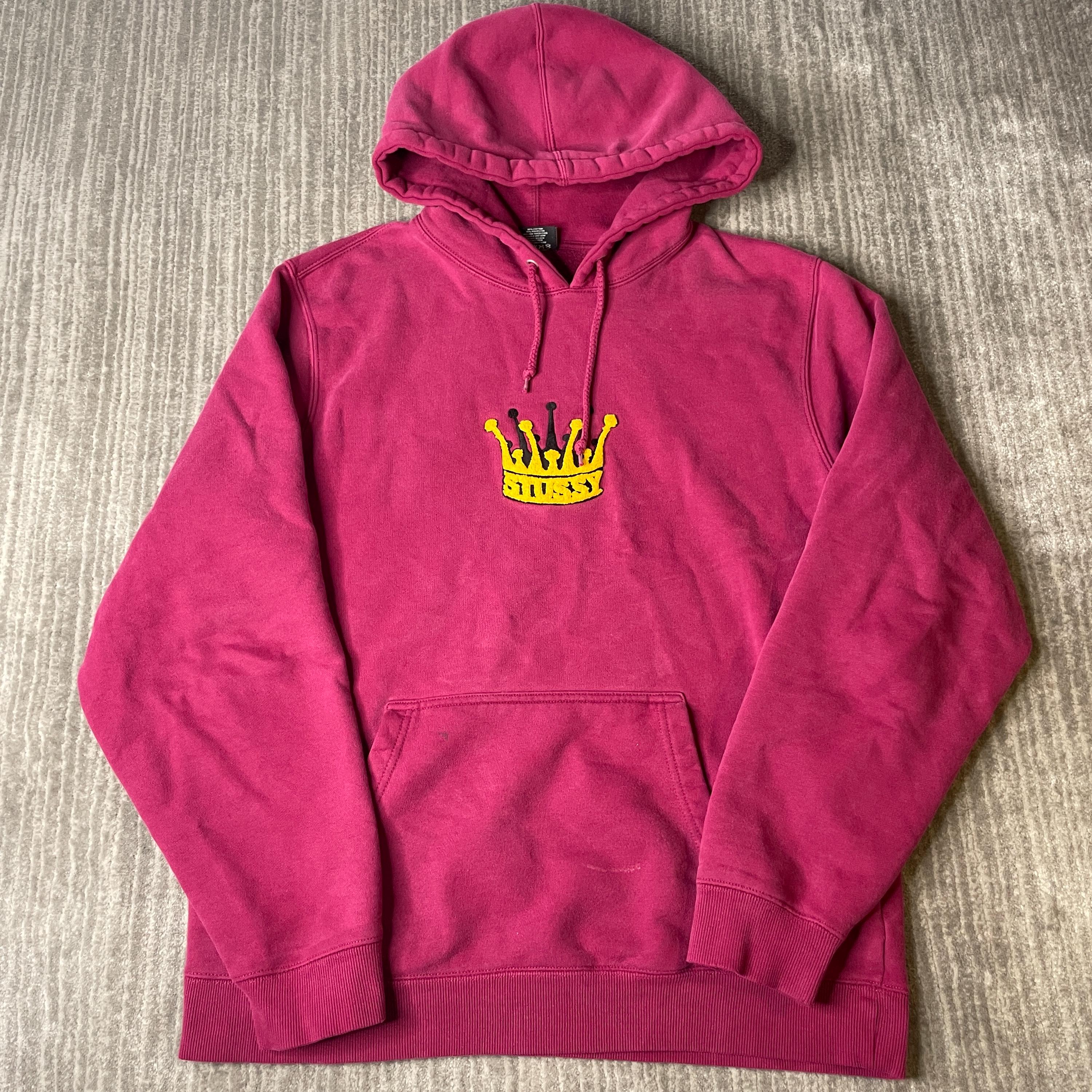 Stussy Pink Hoodie - Etsy