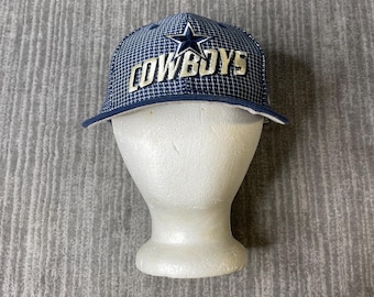 Vintage 1990s Dallas Cowboys NFL Pro Line Hat – OSFA – USA Made Snapback Cap – Blue Football Fan Gear