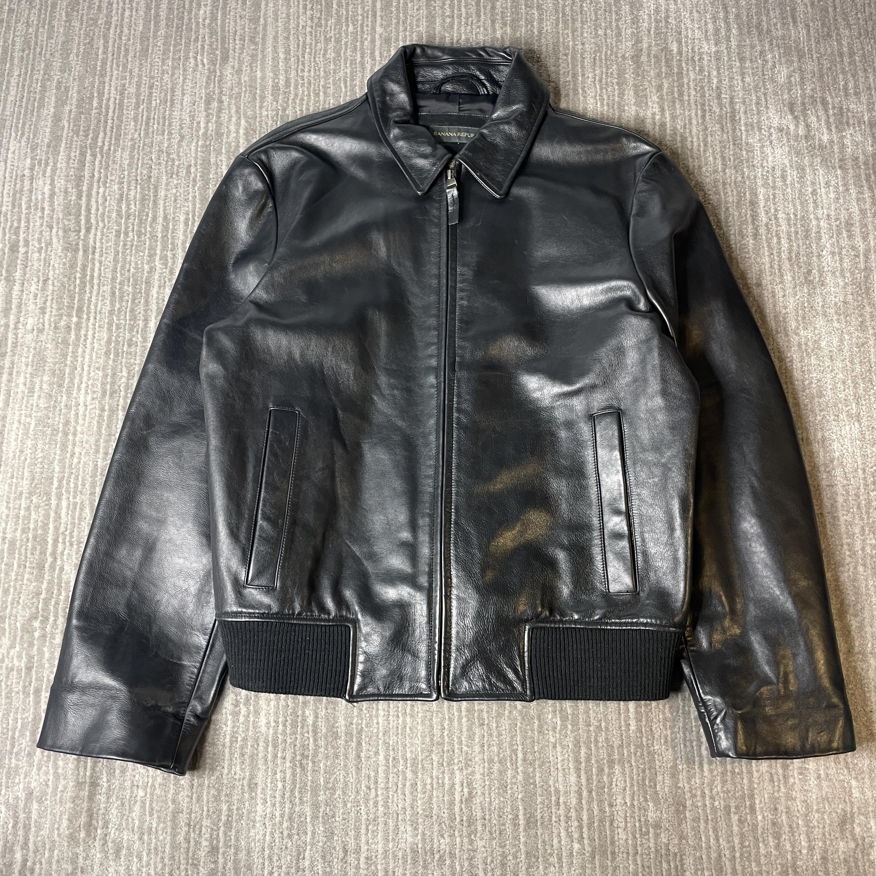 2000s Leather Jacket - Etsy
