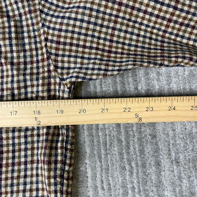 Vintage 2000s Pendleton Wool Shirt – S – Sir Pendleton Check Button Up – Pure Virgin Wool Oregon Plaid bild 6