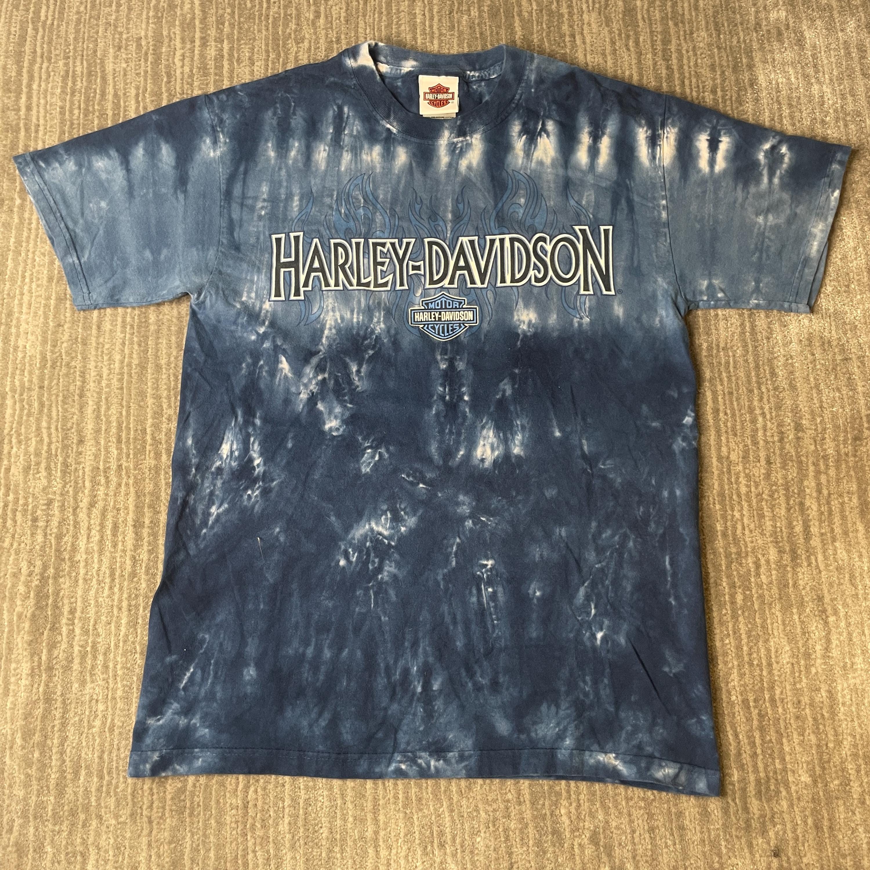 Tie Dye Harley Davidson Shirt - Etsy
