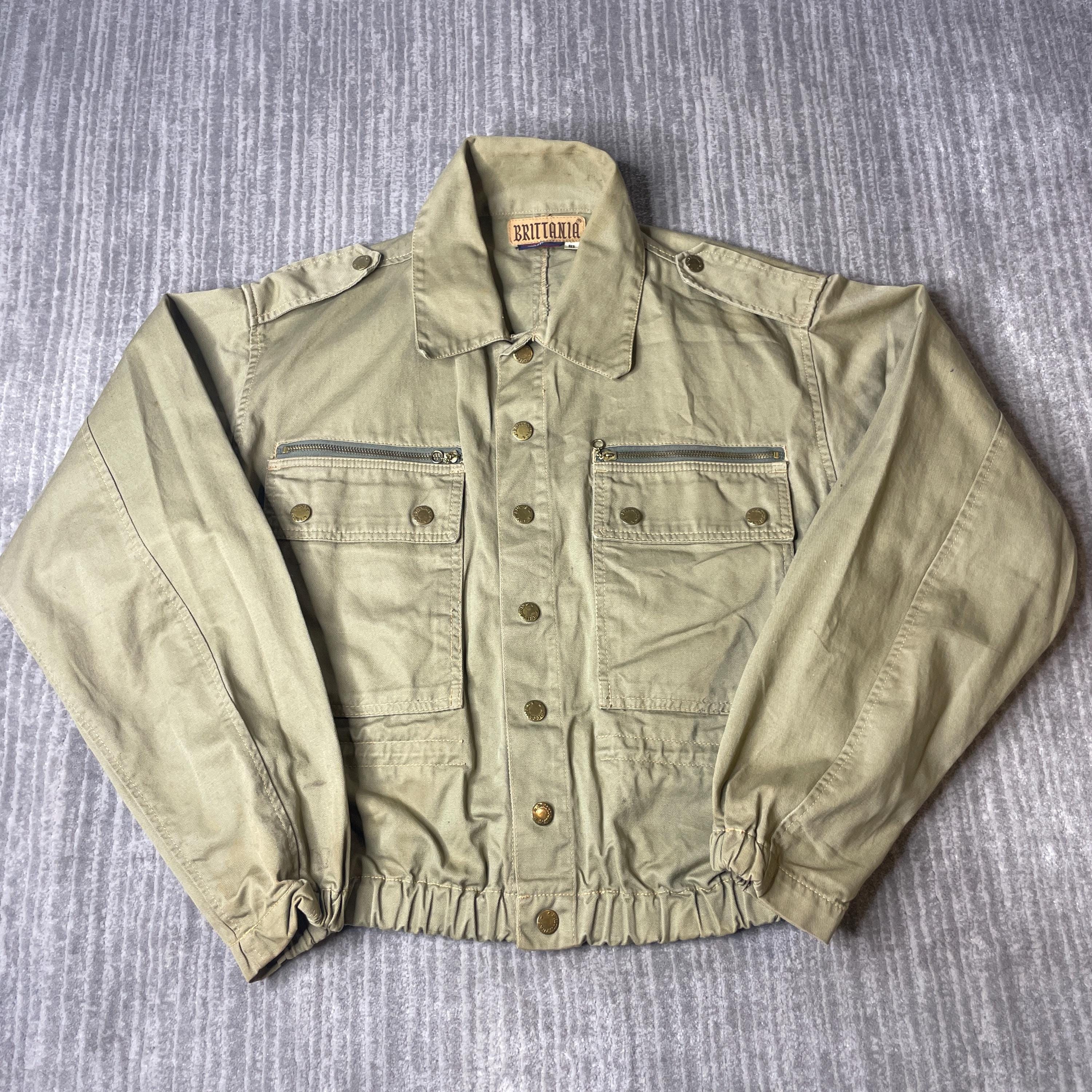 Khaki Military Jacket - Etsy
