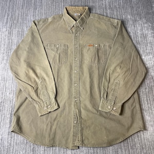 Vintage Carhartt Work Shirt - Etsy