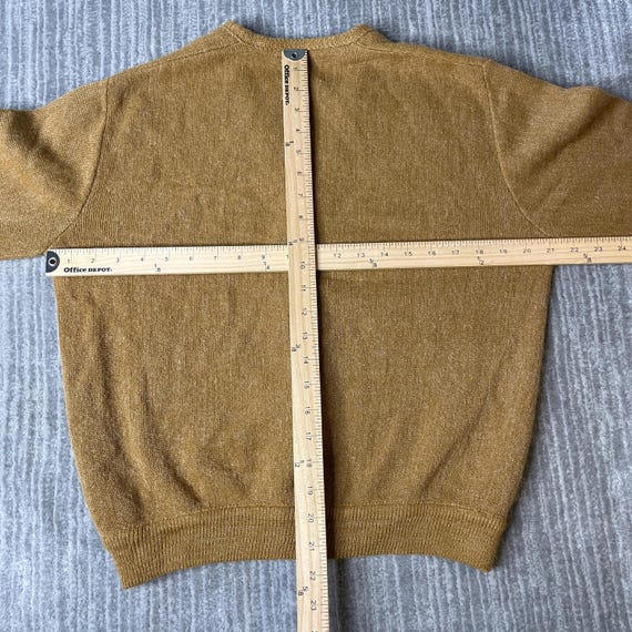 Vintage 1960s Mohair Cardigan – Size M – Mustard Gold… - Gem
