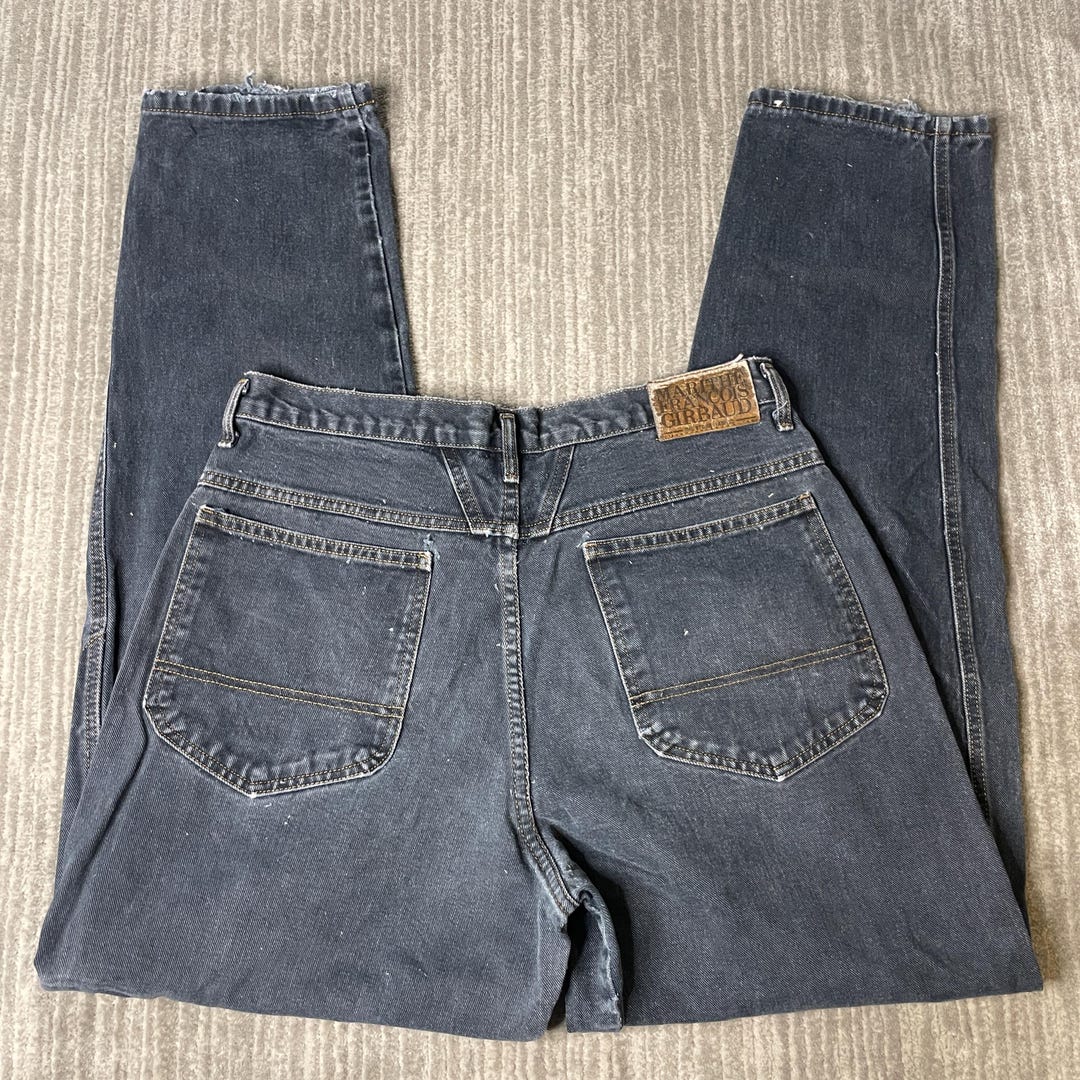Vintage 1990s Marithé François Girbaud Jeans – 32 – Black Denim