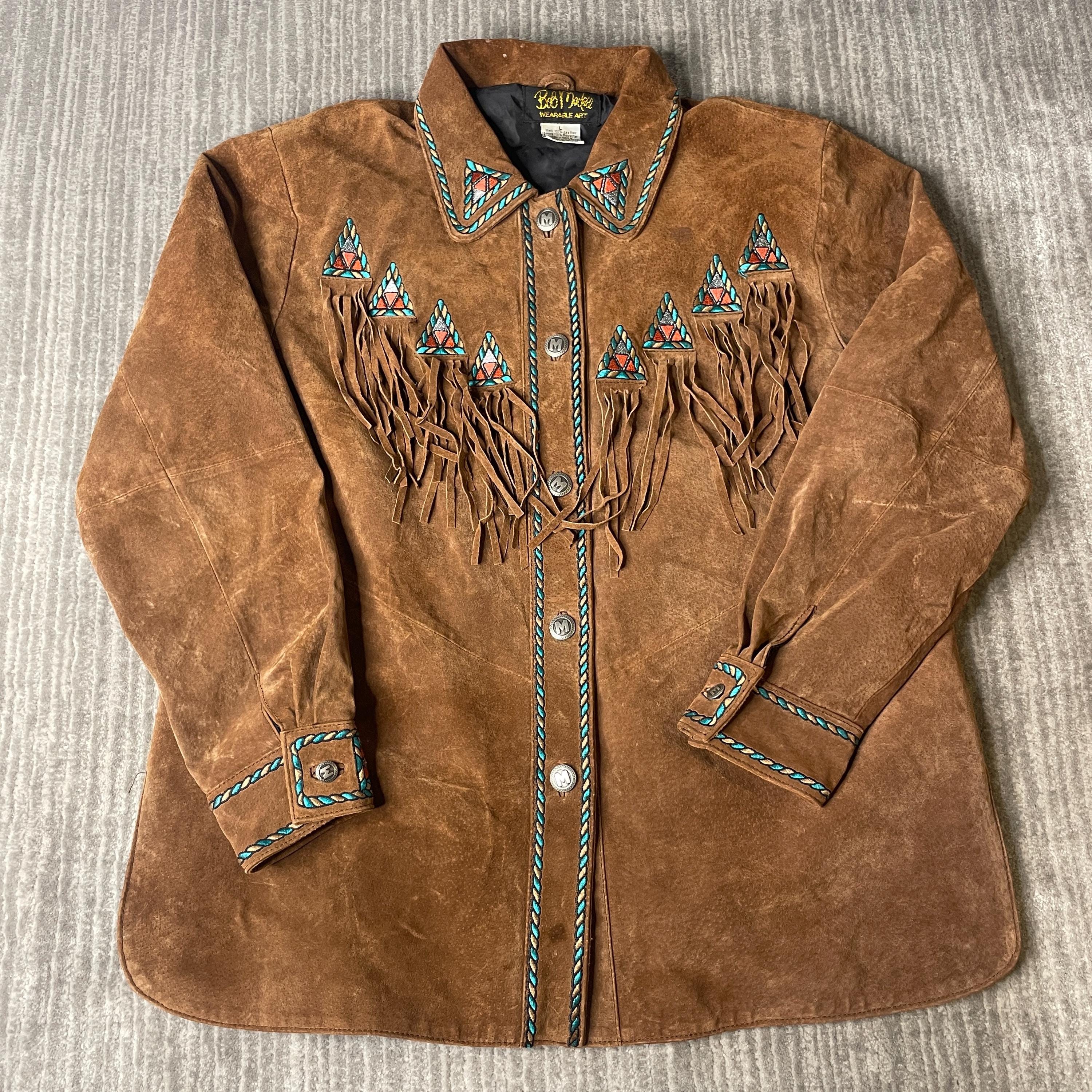 Embroidered Suede Jackets - Etsy