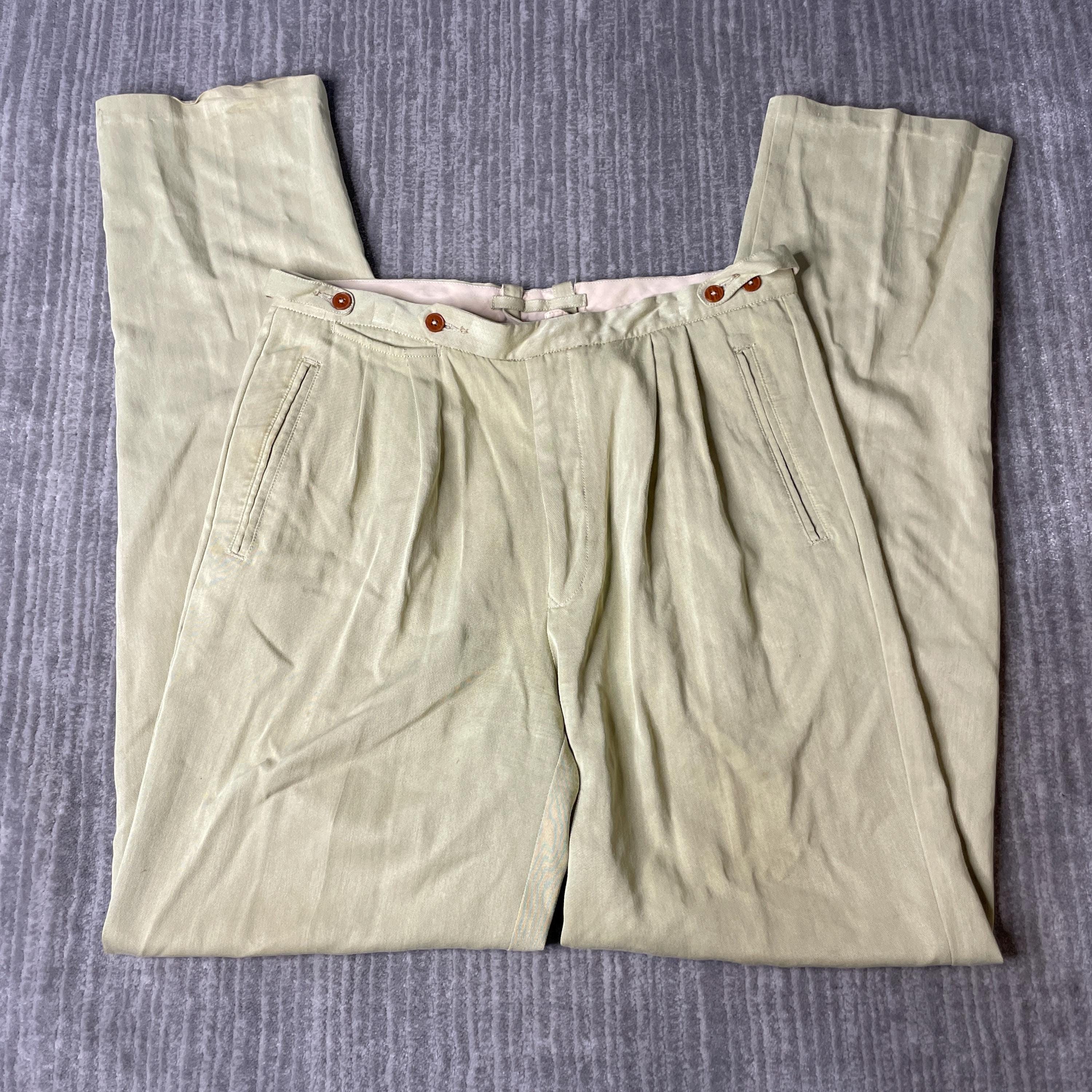 Vintage 1990s C.P. Company Pleated Pants – 32x48 – Italian