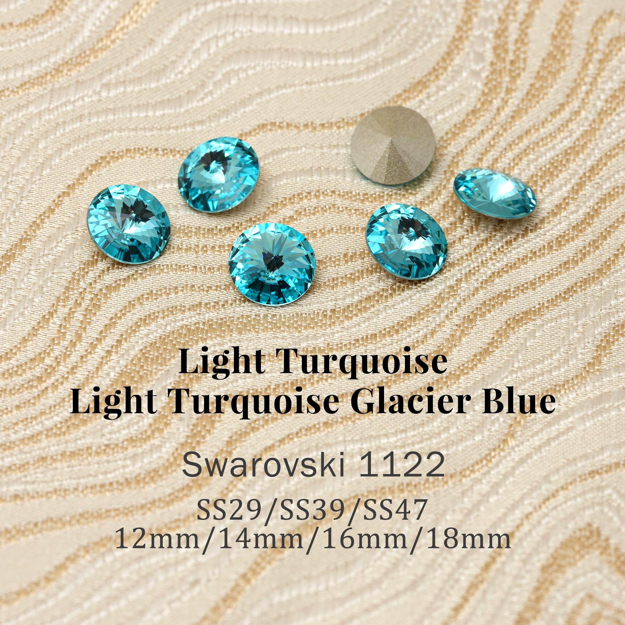 Swarovski 1122 Light Turquoise 263 & Light Turquoise Glacier Blue