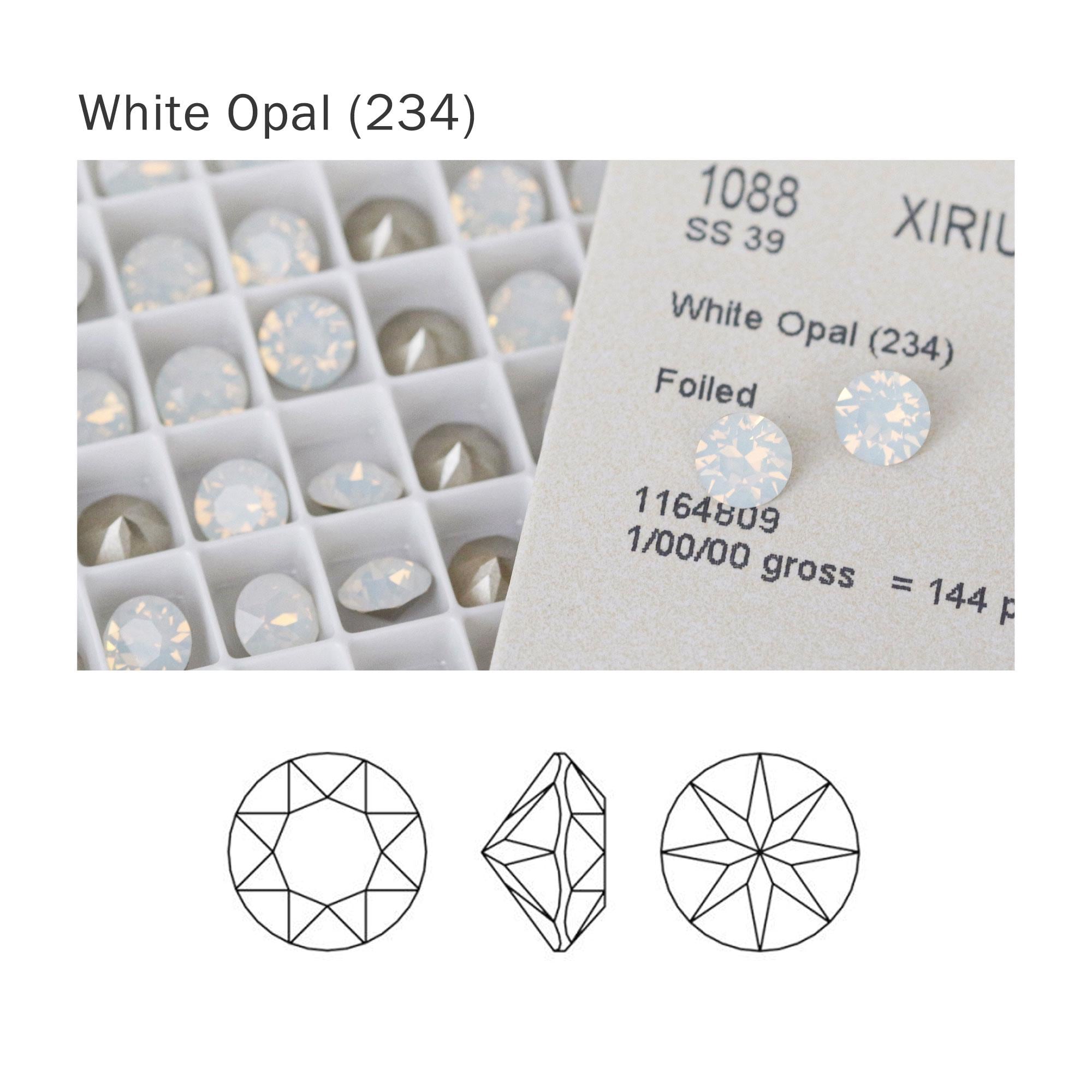Swarovski 1088 White Opal Series 234 • PP14–SS45 • Multiple