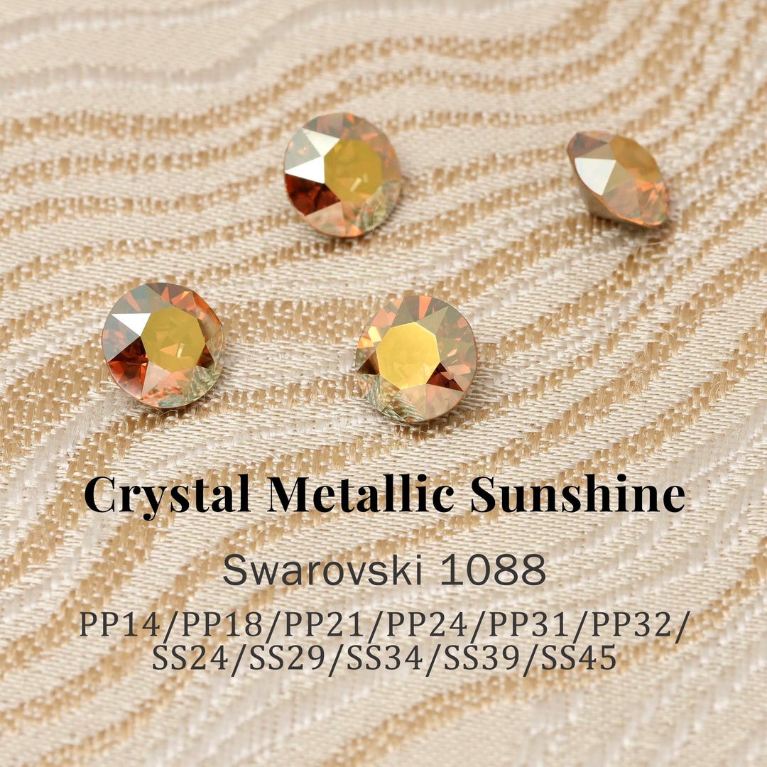 Swarovski 1088 Crystal Metallic Sunshine 001METSH XIRIUS Chaton