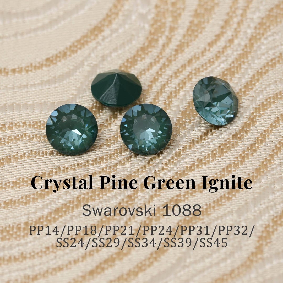 スワロフスキー 1088 クリスタル パイングリーン イグナイト 001L170I