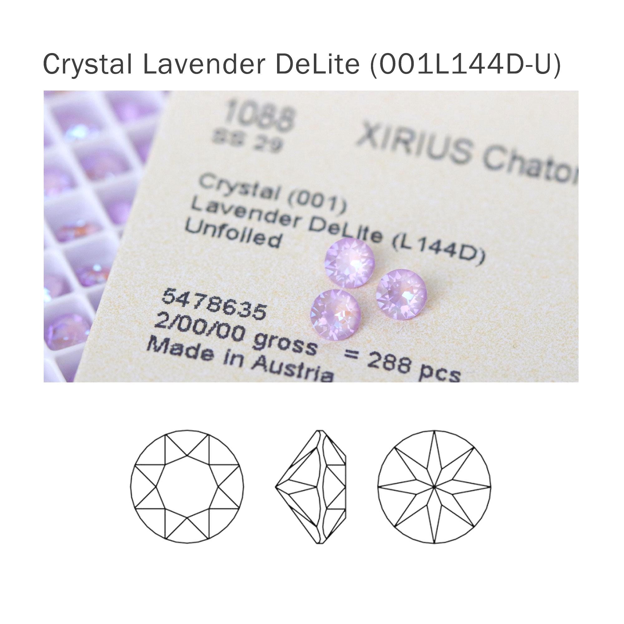Swarovski 1088 Crystal Lavender Delite 001L144D XIRIUS Chaton