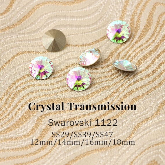 Swarovski 1122 Crystal Transmission Rivoli Pointed Back Round