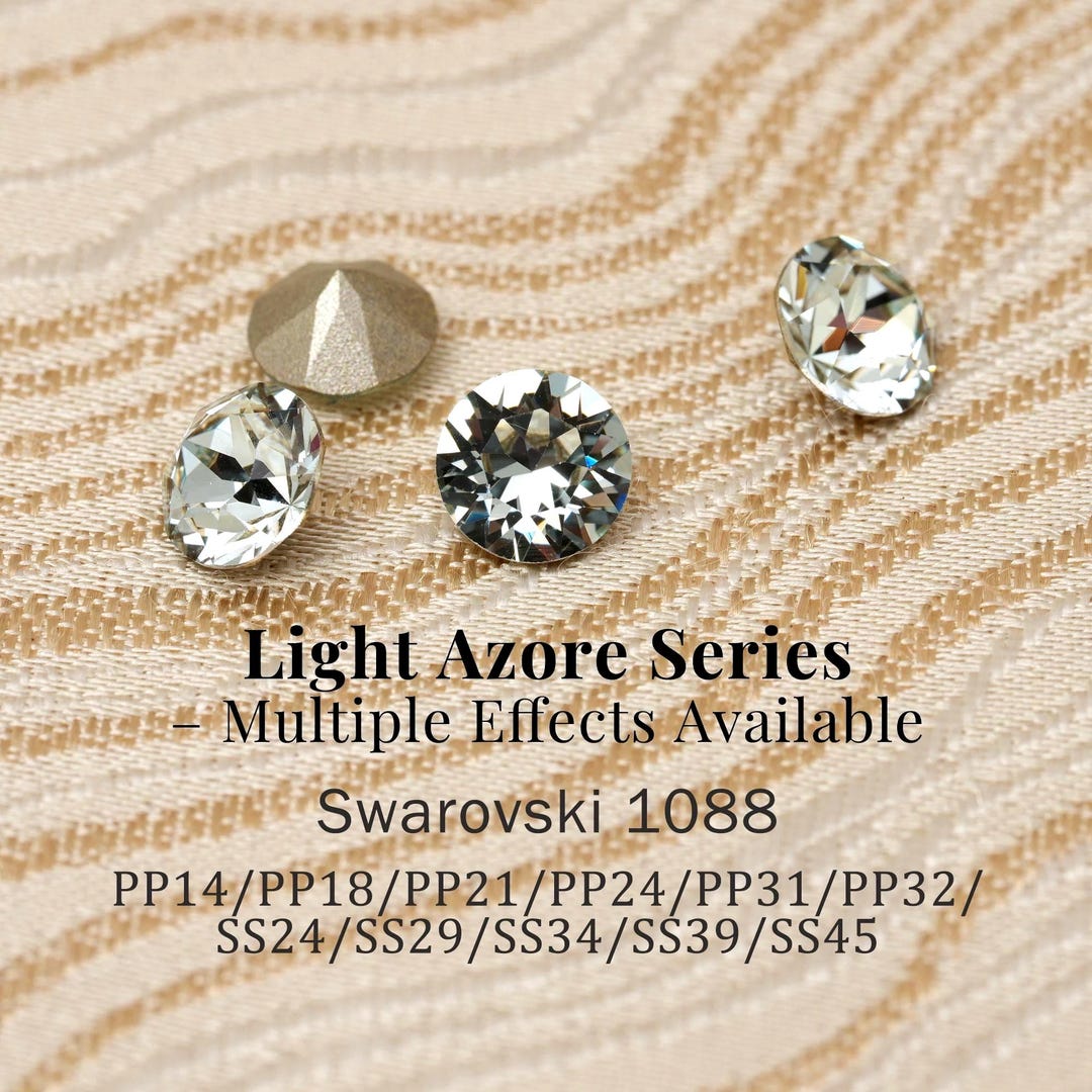 Swarovski 1088 Light Azore 361 XIRIUS Chaton Pointed Back Round