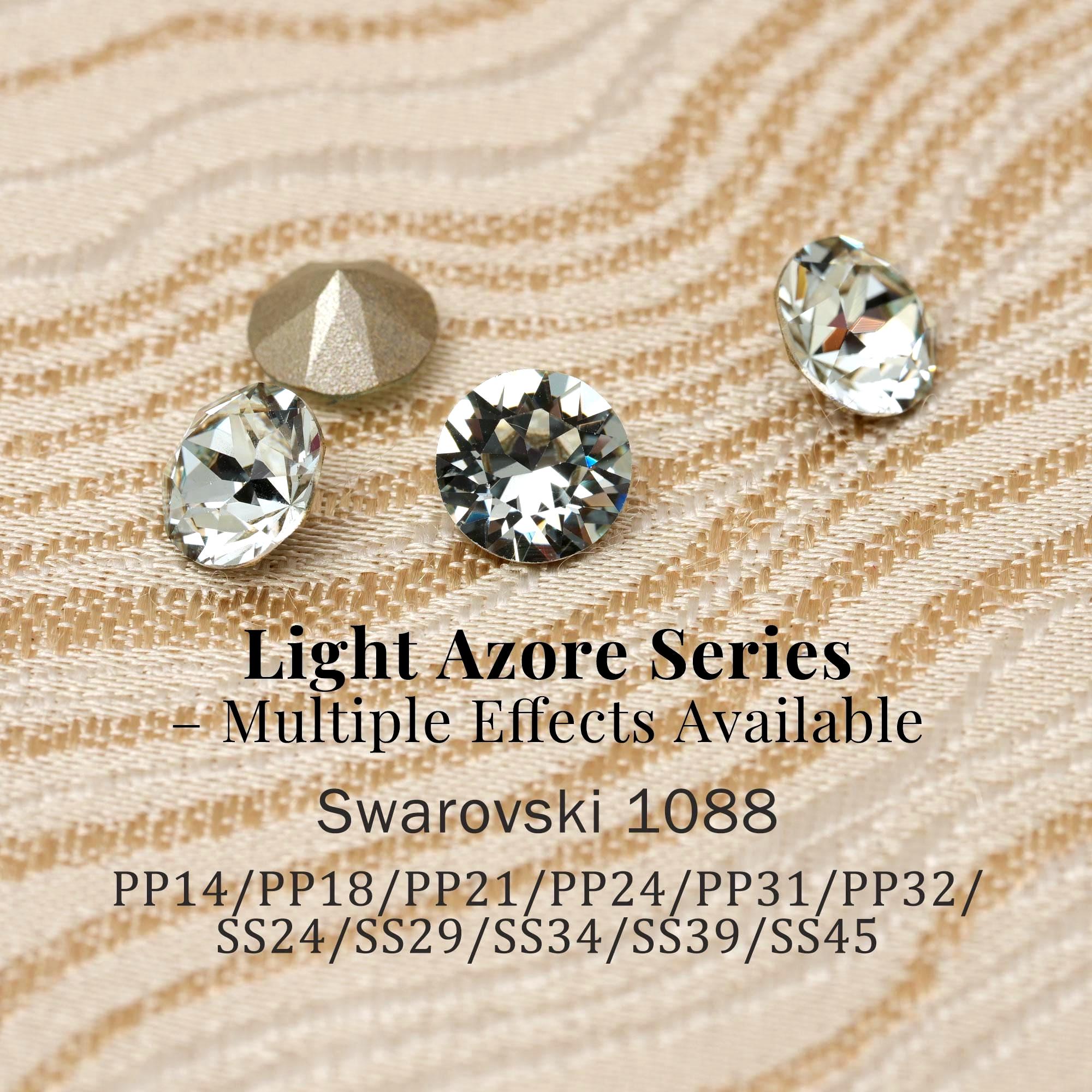 Swarovski 1088 Light Azore 361 XIRIUS Chaton Pointed Back Round