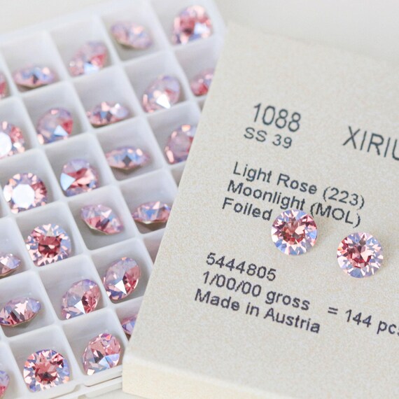 スワロフスキー 1088 ライトローズ シリーズ 223 • PP14–SS45 • マルチ