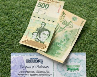 Venezuela 500 Bolívares Digitales 2023 UNC / 2 Billetes / 500 Millones VES